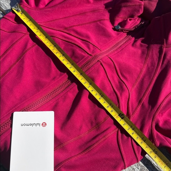 Lululemon Define Jacket Nulu Berry Rumble size 4 NWT pink - Picture 5 of 8